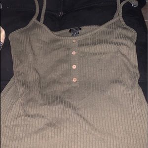 tank top with buttons